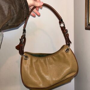 Y2K Purse - Brown Leather Shoulder Bag